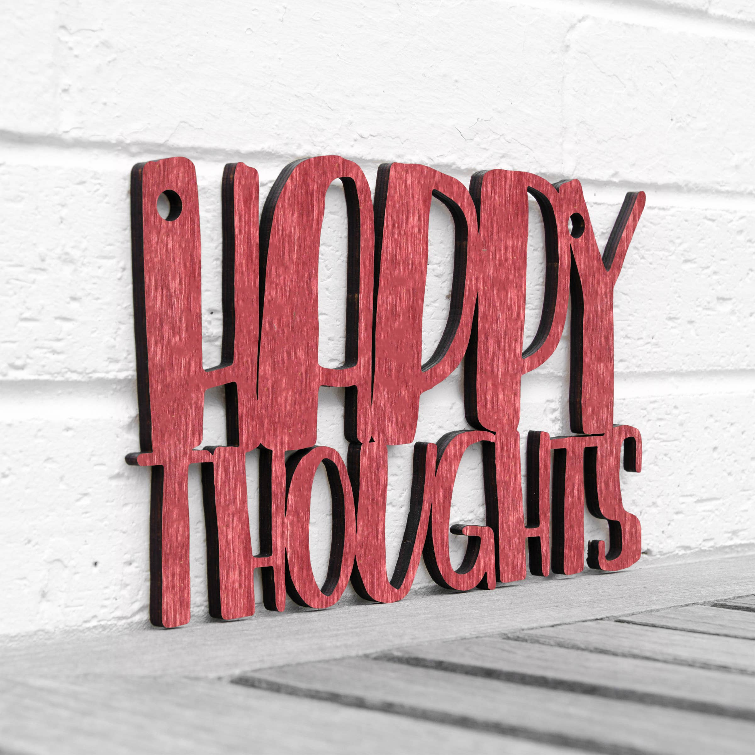 Spunky Fluff - Wholesale Wall Sign - Happy Thoughts20