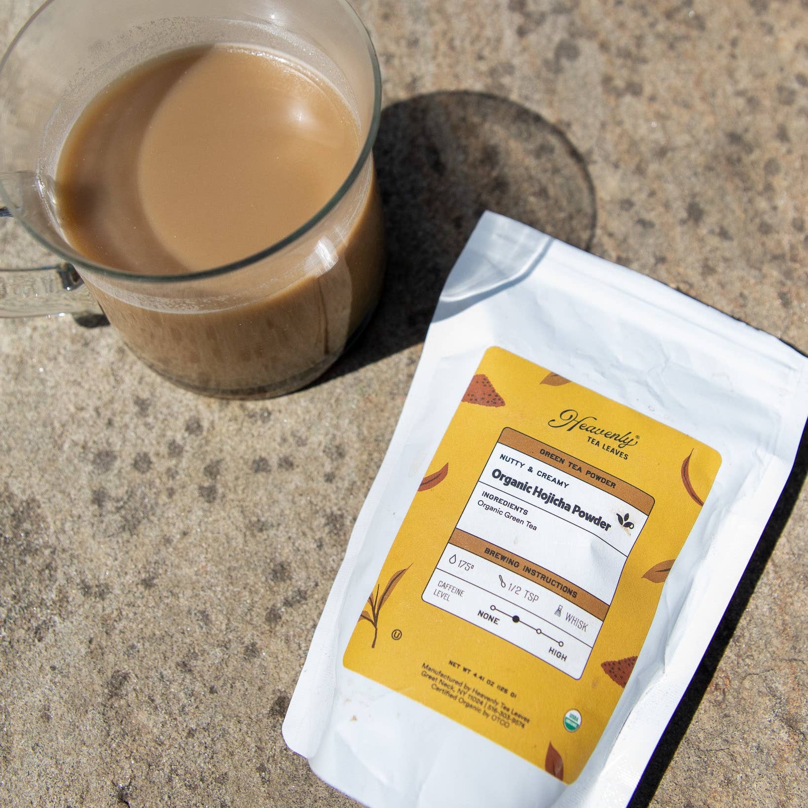 Heavenly Tea Leaves - Wholesale Health/Detox Tea - Organic Hojicha Green Tea Powder, 125 g1