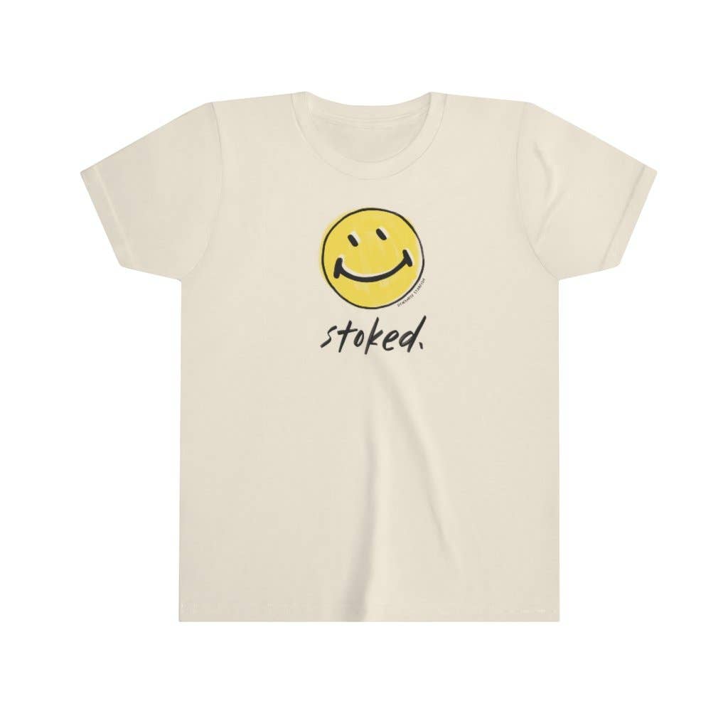 Dynamite Starfish - Wholesale Screen Printed T-Shirt - Kids - Stoked — Youth Kid's Rock Climbing T-Shirt1