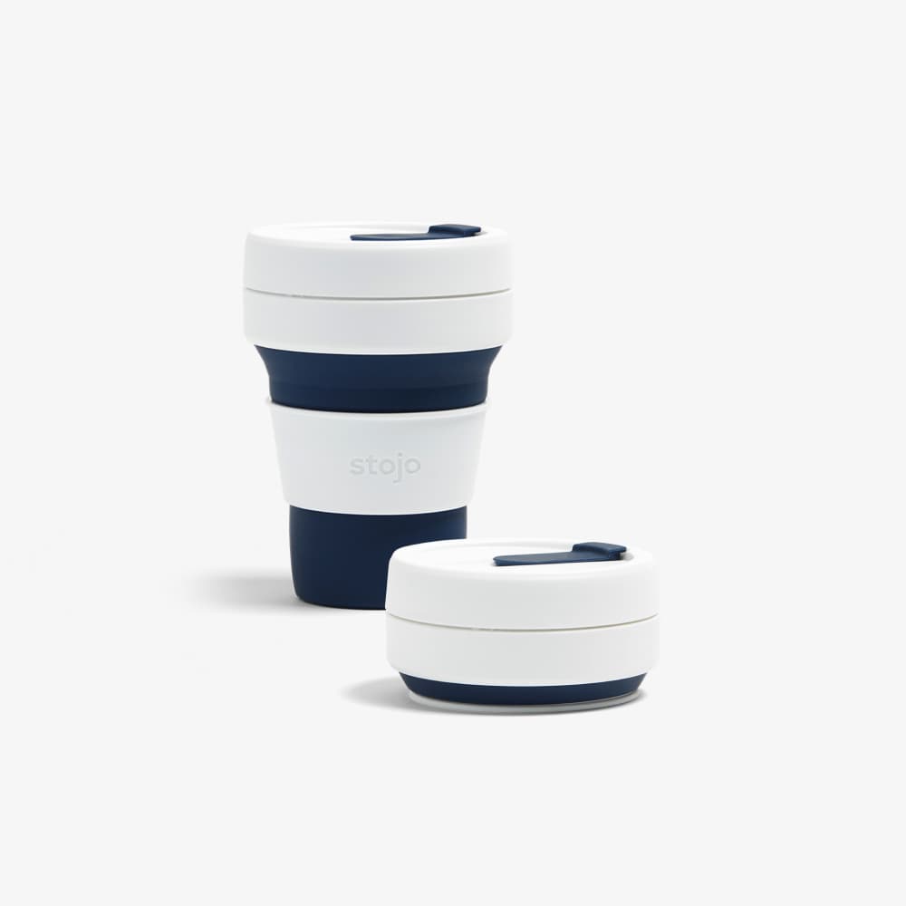 Stojo - Vente Gourde/bouteille isotherme - Gobelet de voyage pliable 355 ml (12 oz) - emballage compact7