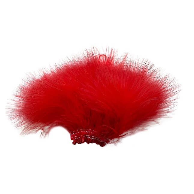 Zucker Feather Products - Wholesale Craft Supplies - Strung Turkey Marabou Blood Quill Feathers 4-5" - Yellow
