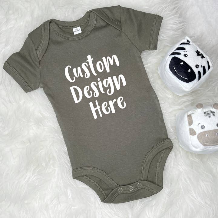 Lovetree Design – wholesale Bodysuit (non-footed) – Baby – Custom Text Babygrow13