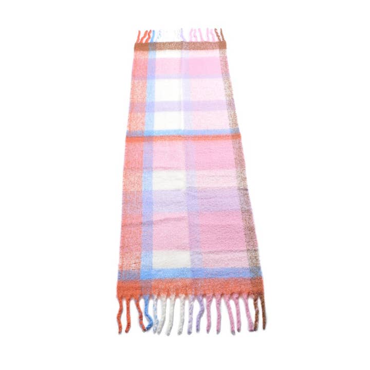 Pink Multi Dolly Multicolor Scarf for wholesale on Faire