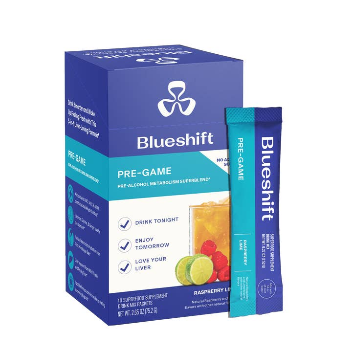 Blueshift Nutrition - Wholesale Powdered Health Drink - Pre-Game™ (Raspberry Lime)