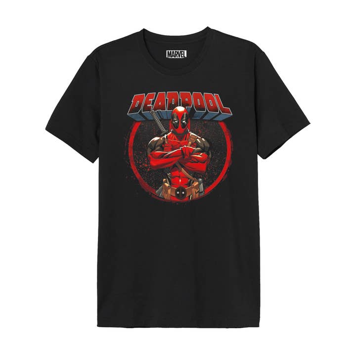 Noir T-shirt Deadpool Marvel Officiel en vente sur Faire2
