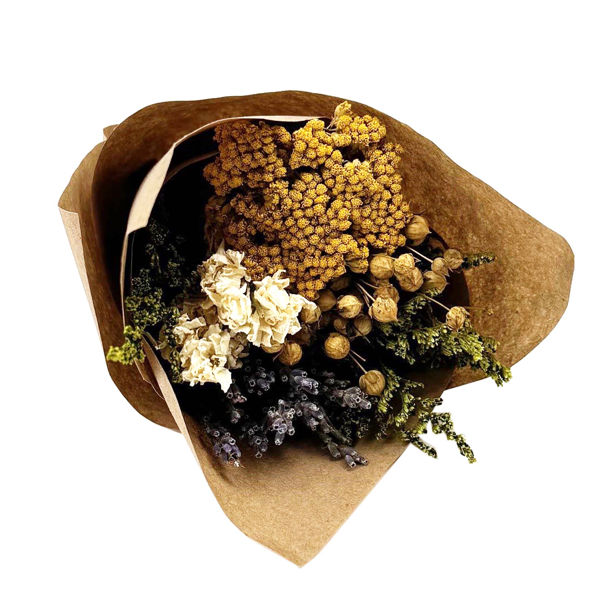 Andaluca - Wholesale Dried/Pressed Flowers - MINI Yarrow & Lavender Bouquet Bundle #1336
