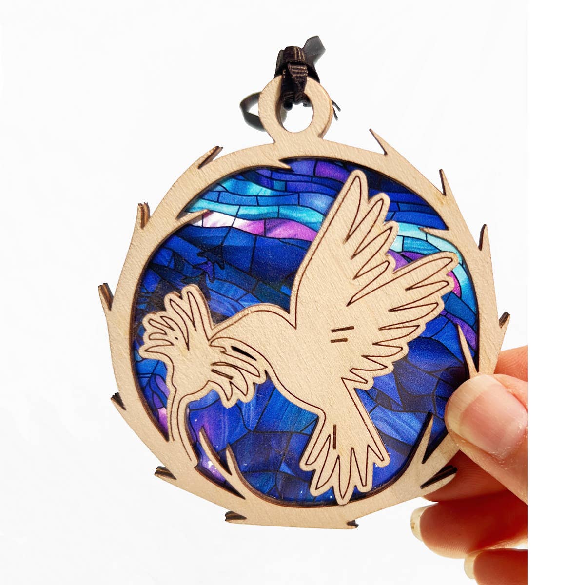 Squirrel Tacos Papercuts - Wholesale Ornament - Hummingbird Bird Ornament - Holiday Suncatcher1