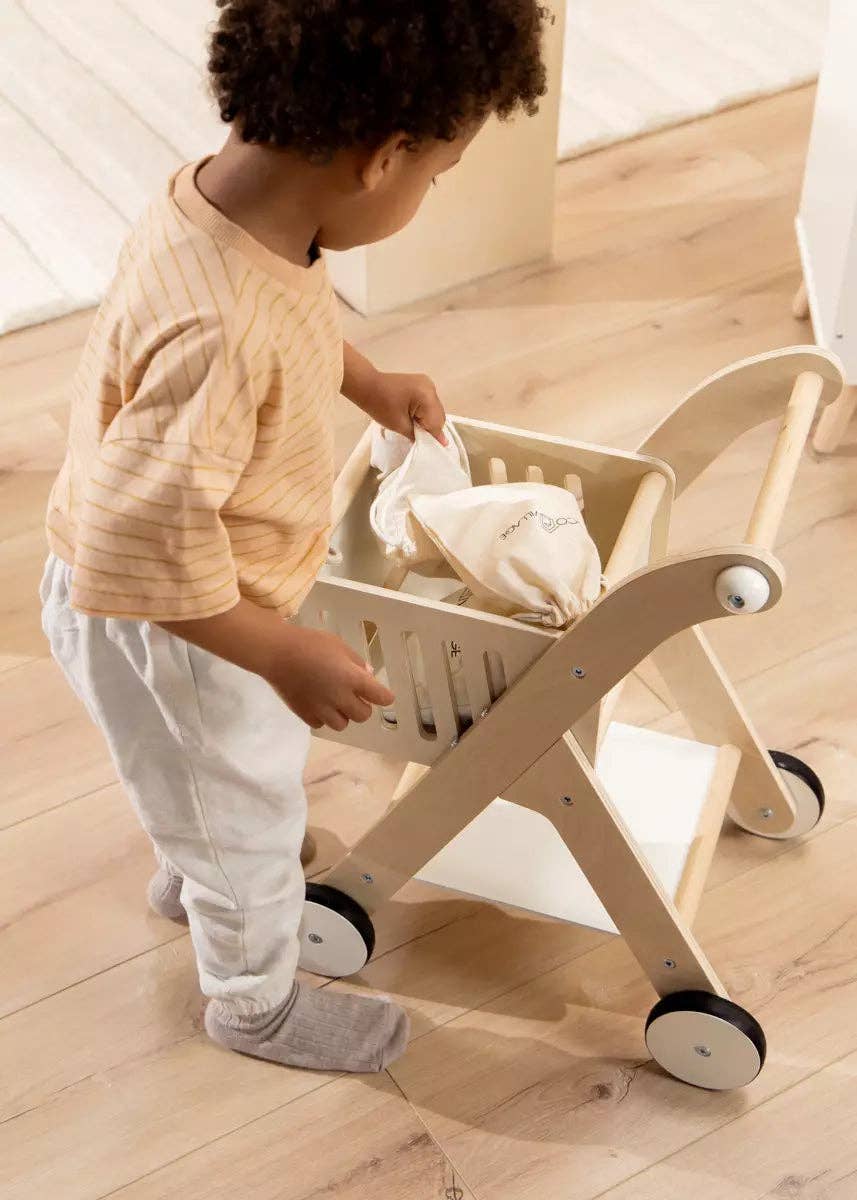 Coco Village - Wholesale Wood Toy - Kids - Wooden Shopping Cart9