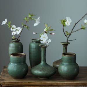 Big Flower Vase, Blue Pottery Vase, Red Blue Green Ceramic Vase, Pampas  Grass Vase, Handmade Flower Pots, Plant Pot, Garden Decoration -  Canada