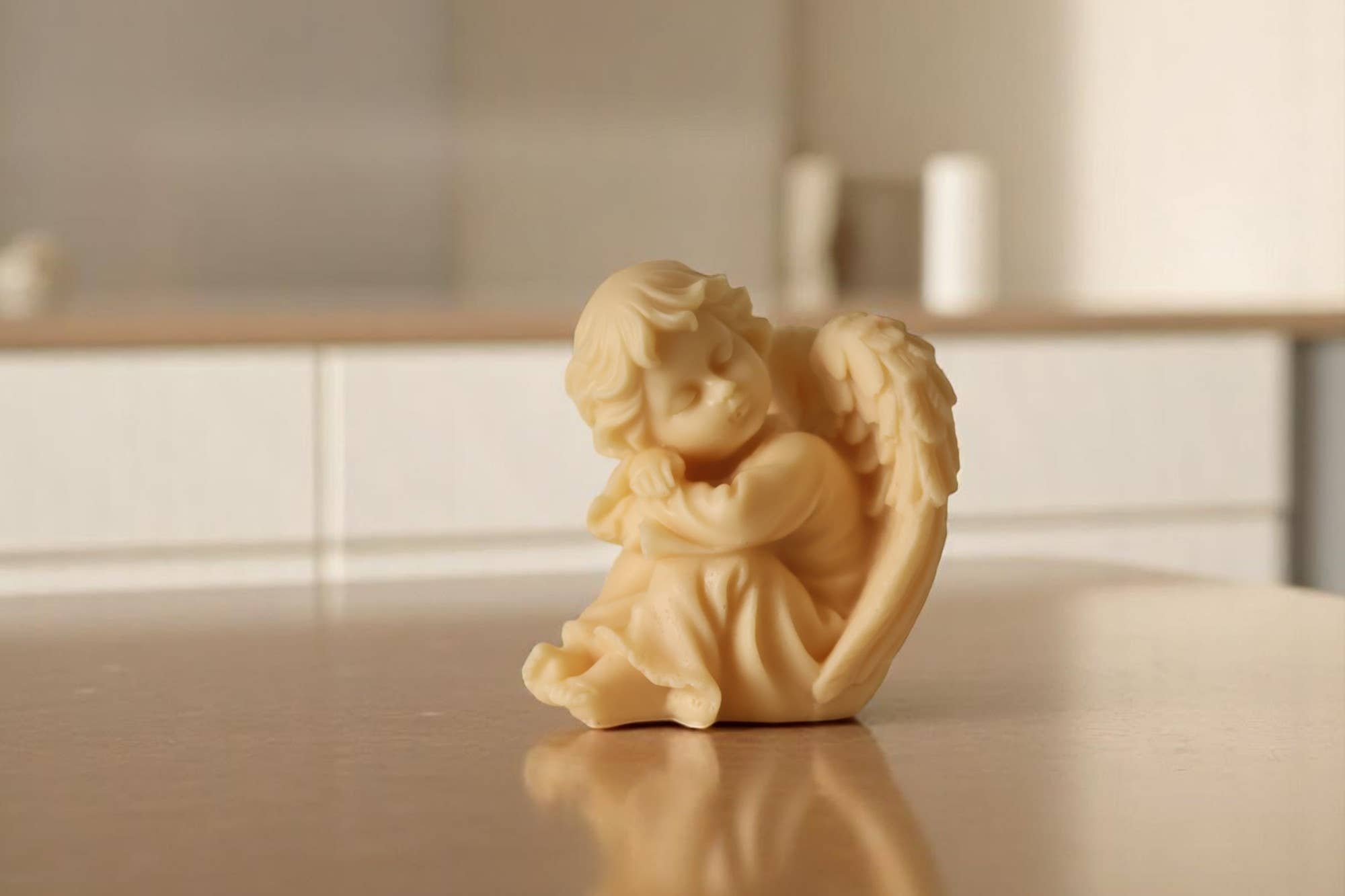 Agaboo Candle - Wholesale Novelty Candle - Cherub Baby Candle 4x4in - Angels0