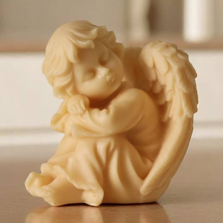 Agaboo Candle - Wholesale Novelty Candle - Cherub Baby Candle 4x4in - Angels0