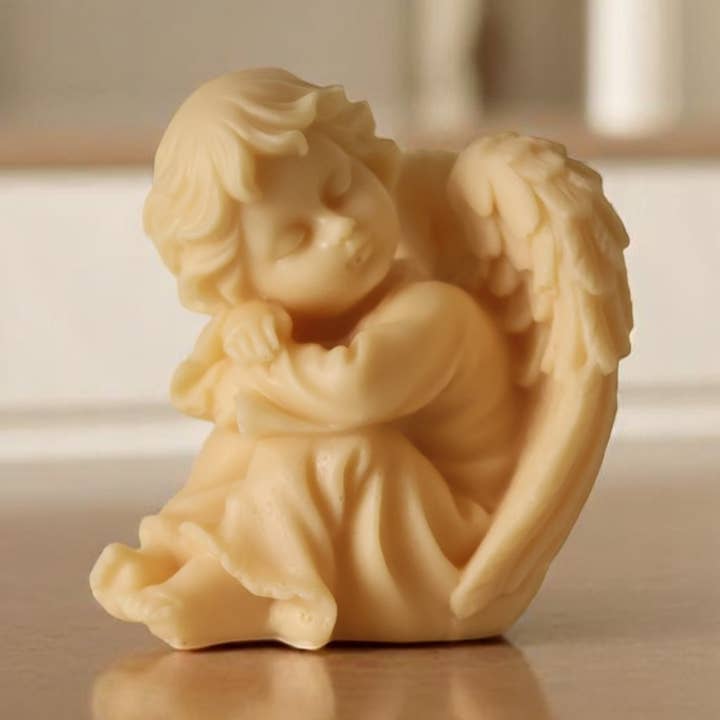 Cherub Baby Candle 4x4in - Angels and other Purchase Wholesale cherub baby. Free Returns & Net 60 Terms on Faire trending on Faire.