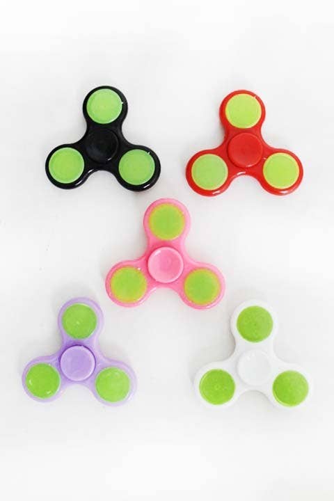 Cap Zone - Wholesale Fidget Toy - Kids - Reflective Two Tone Fidget Spinner1