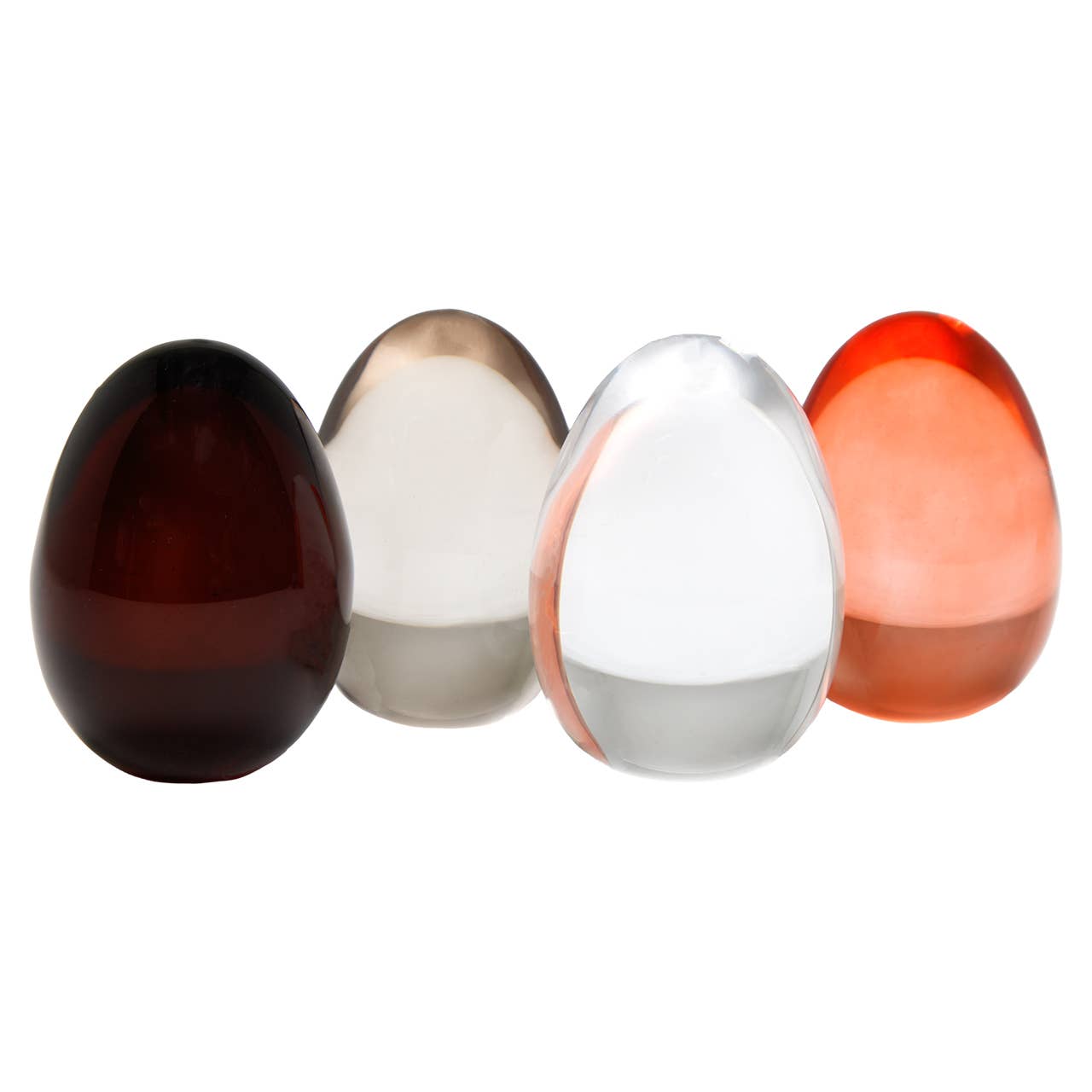 Kavana Decor by The Import Collection - Wholesale Decorative Tabletop Object - Chroma Acrylic Eggs -Set 123