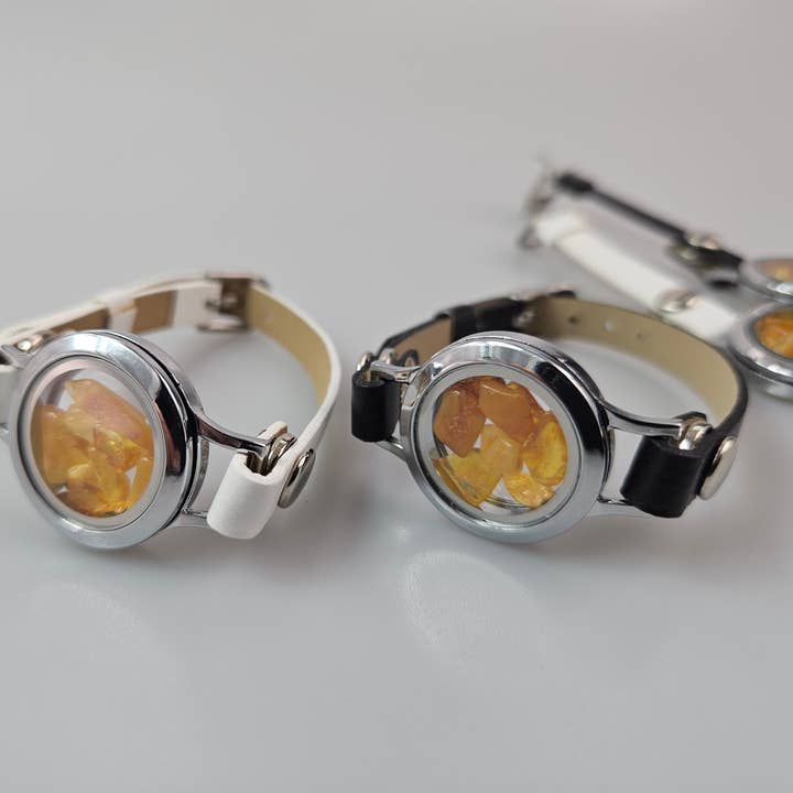 alledaagse armband met barnsteen edelsteen helende kristalgeschenken voor wholesale door AmberLithuania