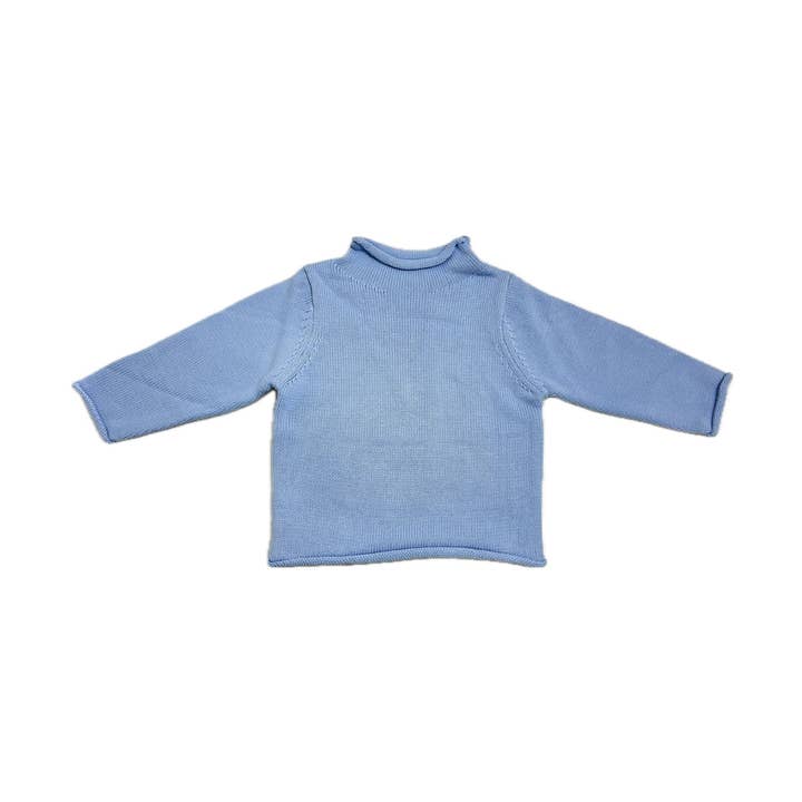 Hampton James NEW STYLE Rollneck Sweater - Baby Blue (Fits TTS) for wholesale by Hampton James Clothing
