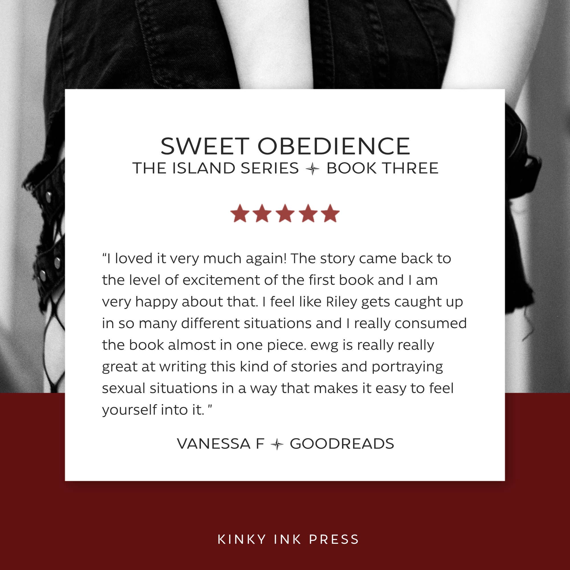 Kinky Ink Press - Vente Romance - Érotique Douce Obéissance - La Série de l'Île Livre Trois1