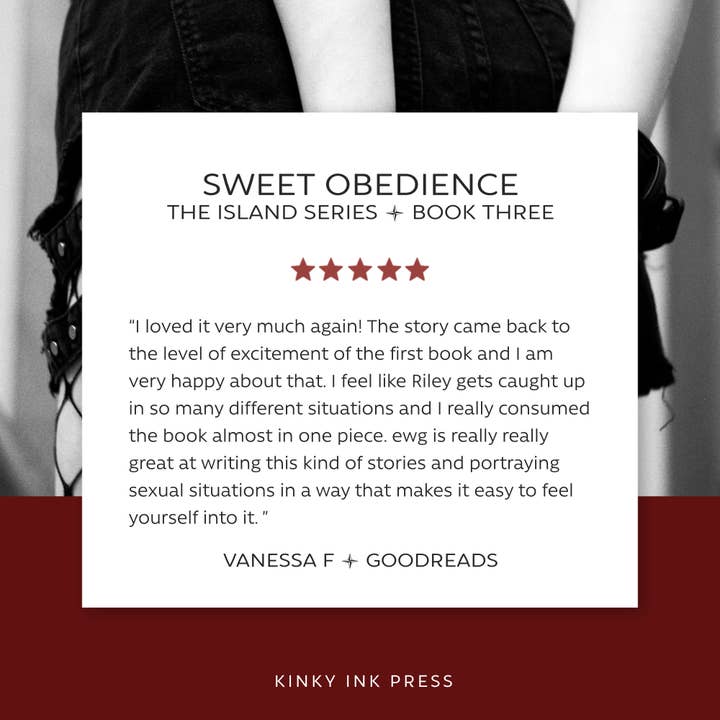Kinky Ink Press – wholesale Romance – Erotica Sweet Obedience - The Island Series Book Three1