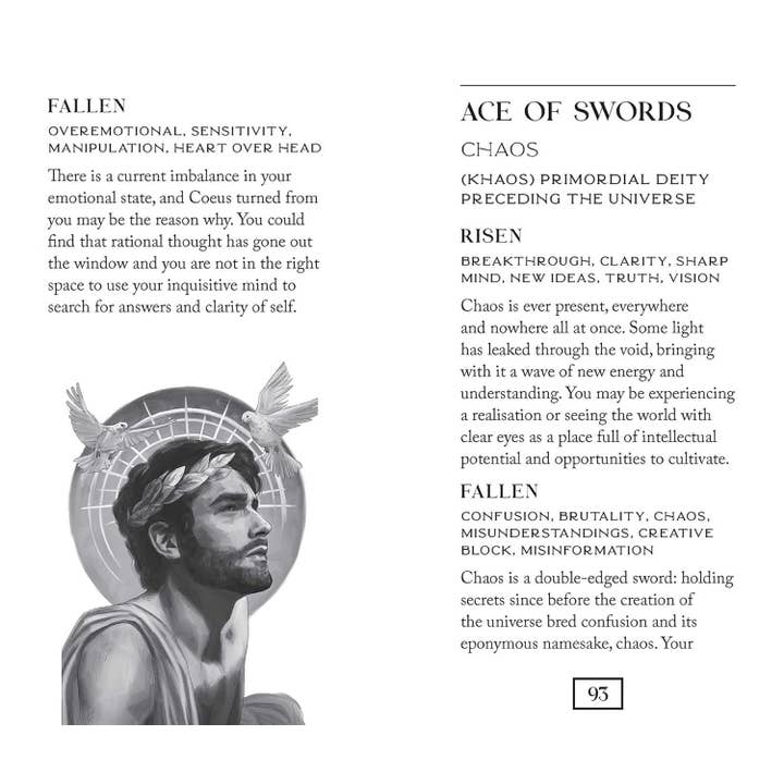 Cardshouse - Wholesale Tarot Cards - Mythos Tarot Pocket Tin Edition Rockpool Publishing13