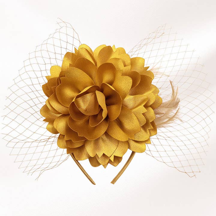 Sensibling Corp. - Wholesale Fascinator Hat - Women's - Flower Veil Fascinator / Headband