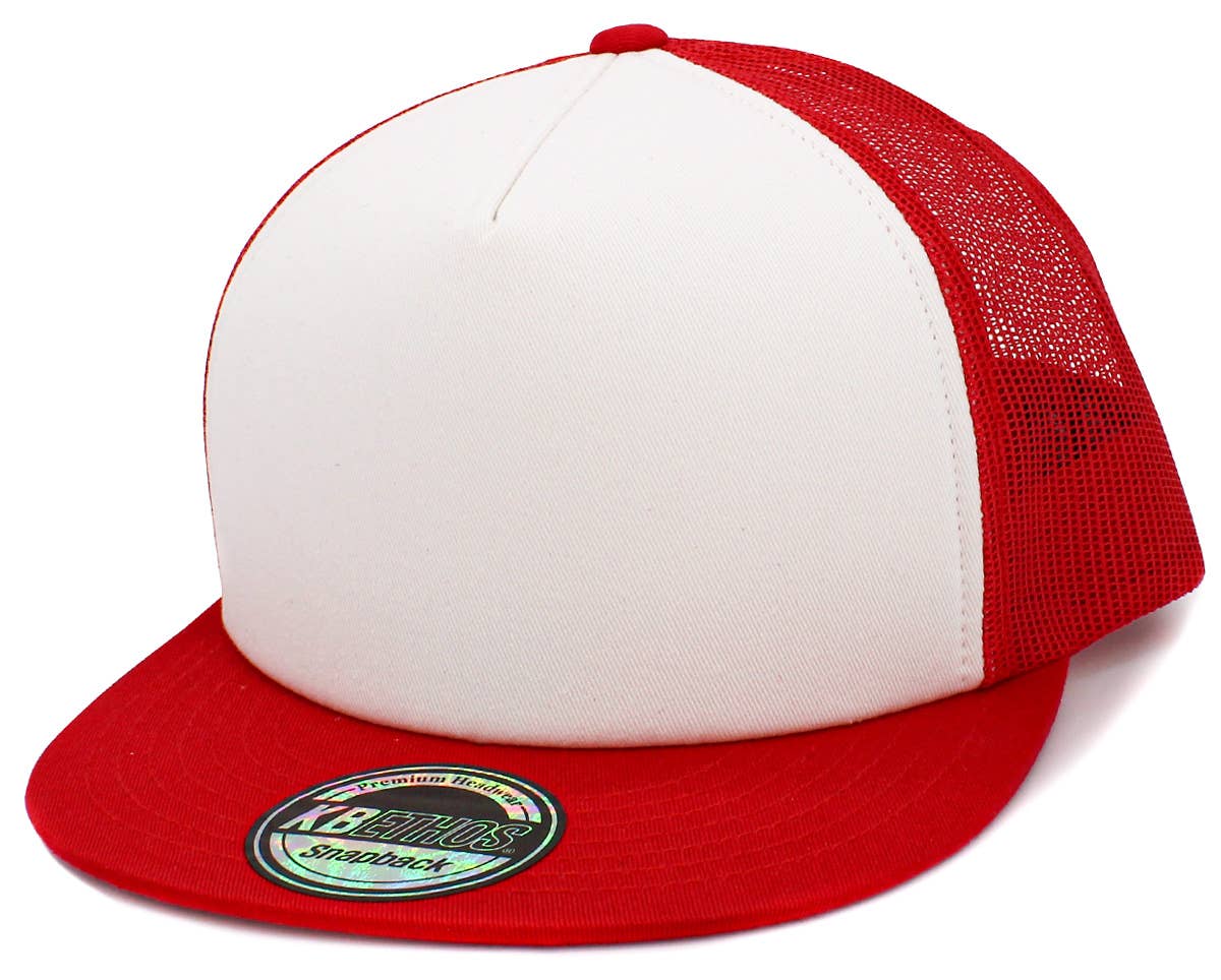 KBETHOS - Wholesale Trucker Hat - Unisex - Five Panel Flat Brim Trucker17
