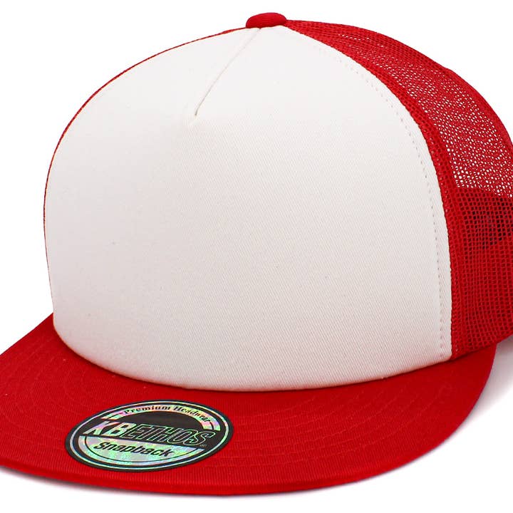 KBETHOS - Wholesale Trucker Hat - Unisex - Five Panel Flat Brim Trucker17