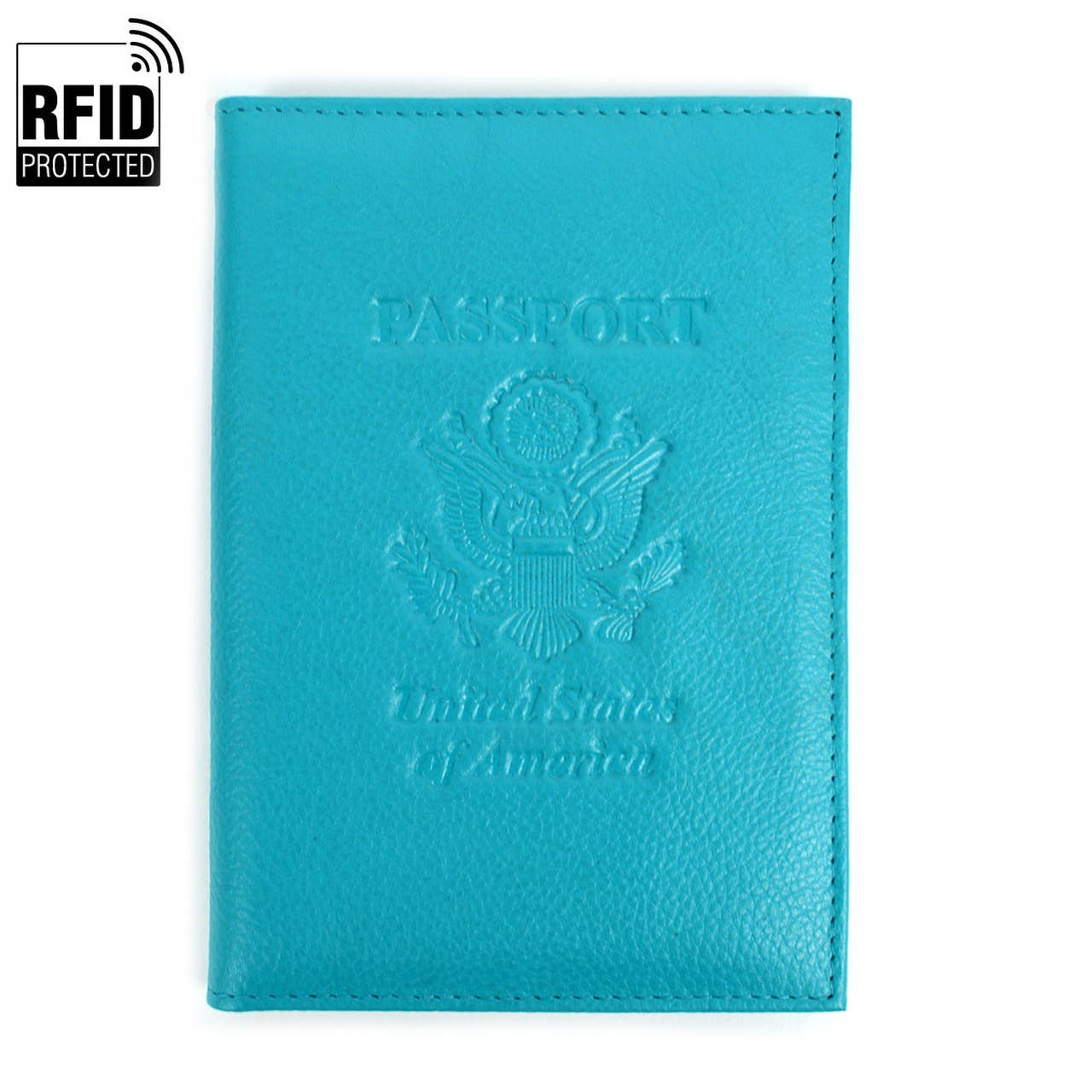 Selini New York - Vente Étui/housse pour passeport – unisexe - RFID Étui à passeport en cuir véritable Motif aigle américain12