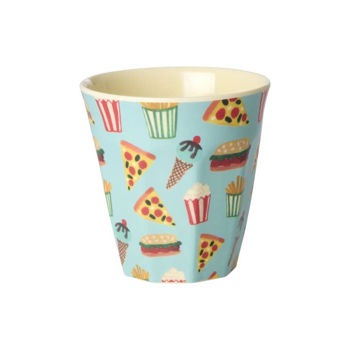 RicebyRice - Wholesale Drinking Glass/Cup - Kids & Baby - Melamine Kids Cups in Fun Fair Mint Prints - Small - 6 pcs. in Gift Box - PRE ORDER NOW; SHIPS EARLY APRIL