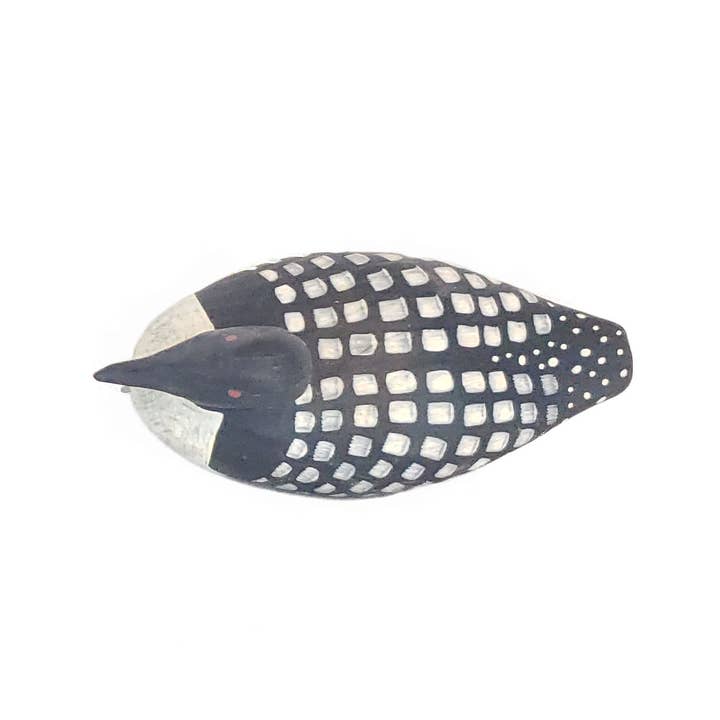 Three Points Design - Vente Figurine décorative - Leurre petit plongeon en bois2