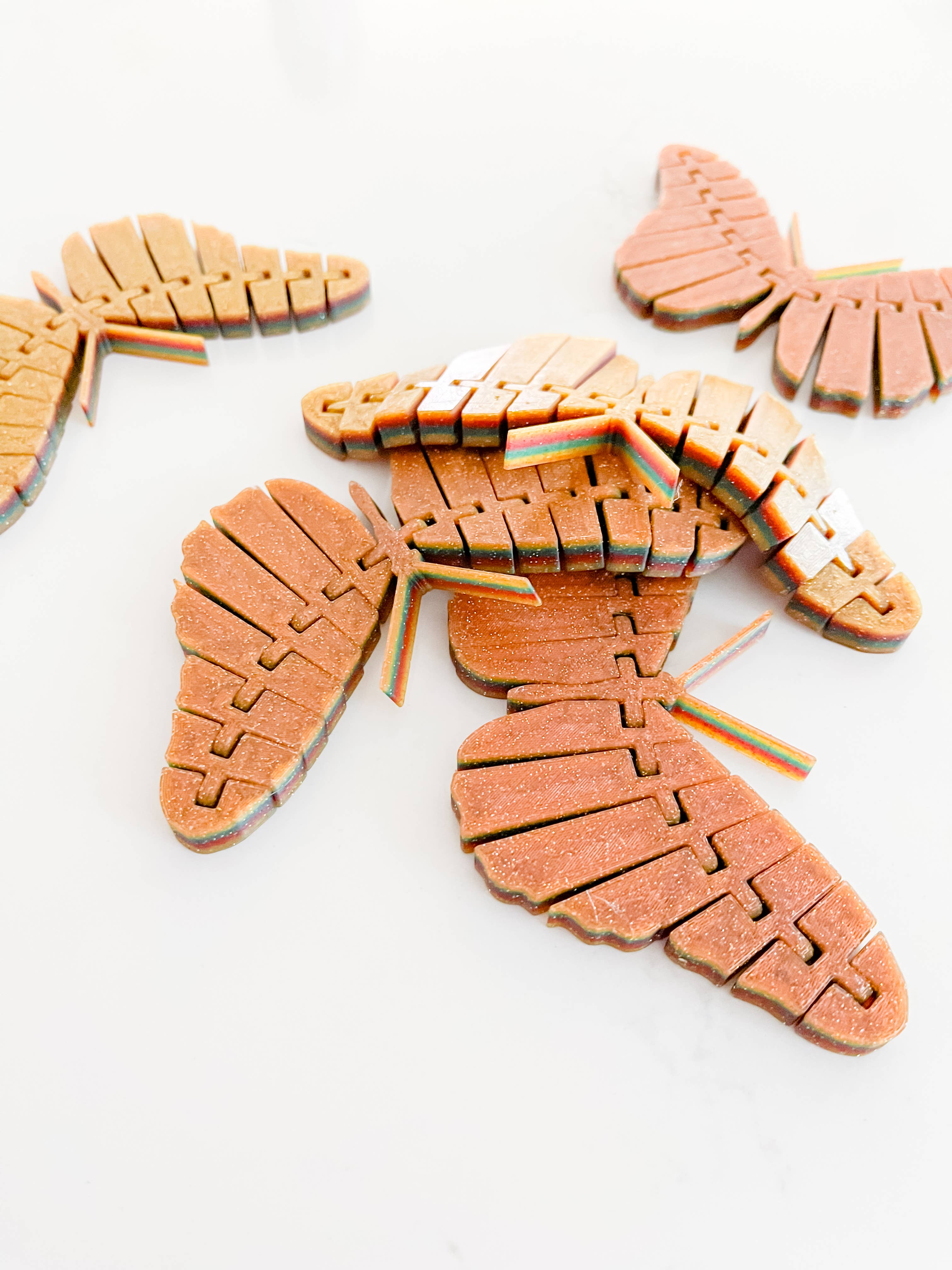 Lauren Ann Boutique & Designs - Wholesale Fidgetspeelgoed - Kinderen - Butterfly Fidget, Pocket Pet, sensorisch speelgoed voor autisme - OP MAAT3