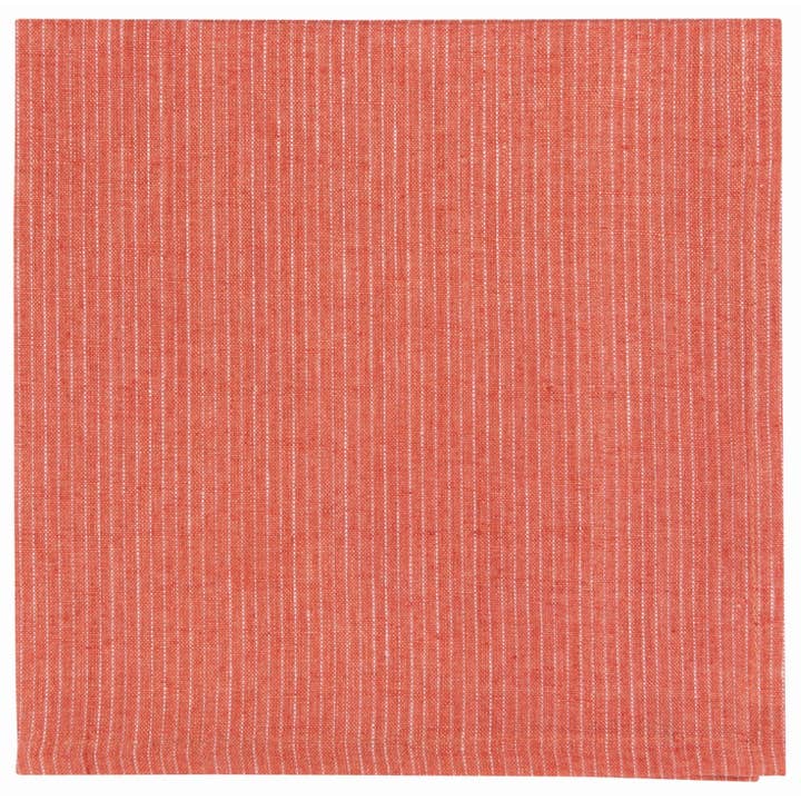 Danica Outlet Store – wholesale Middags- och tygservett – Heirloom Clay Pinstripe Linne Servetter Set med 41