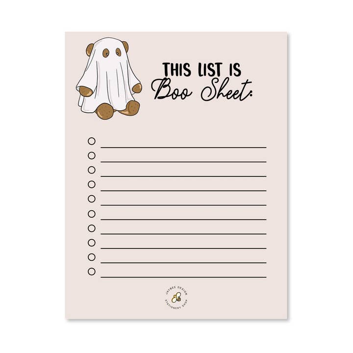 Diese Liste ist Quatsch-Notizblock. für den Großhandel von Jaybee Design