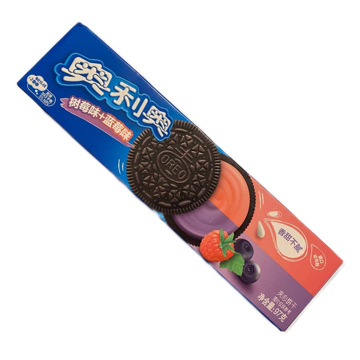 Curiosity Corner Exotic Snacks - Wholesale Cookie - Blueberry Raspberry Cream Oreos (China)