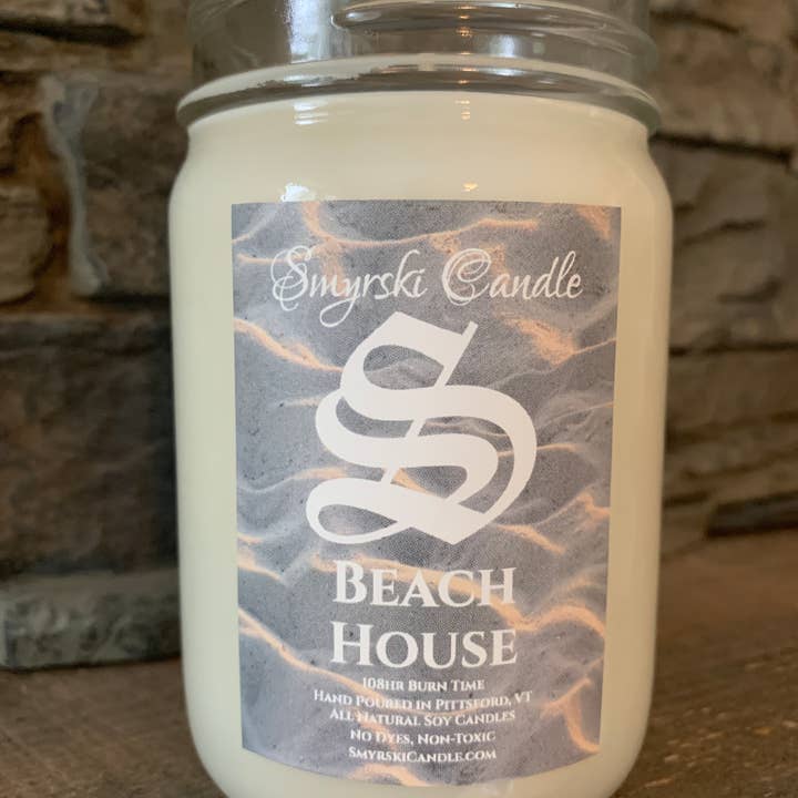 Beach House Soy Candle for wholesale by Smyrski Candle
