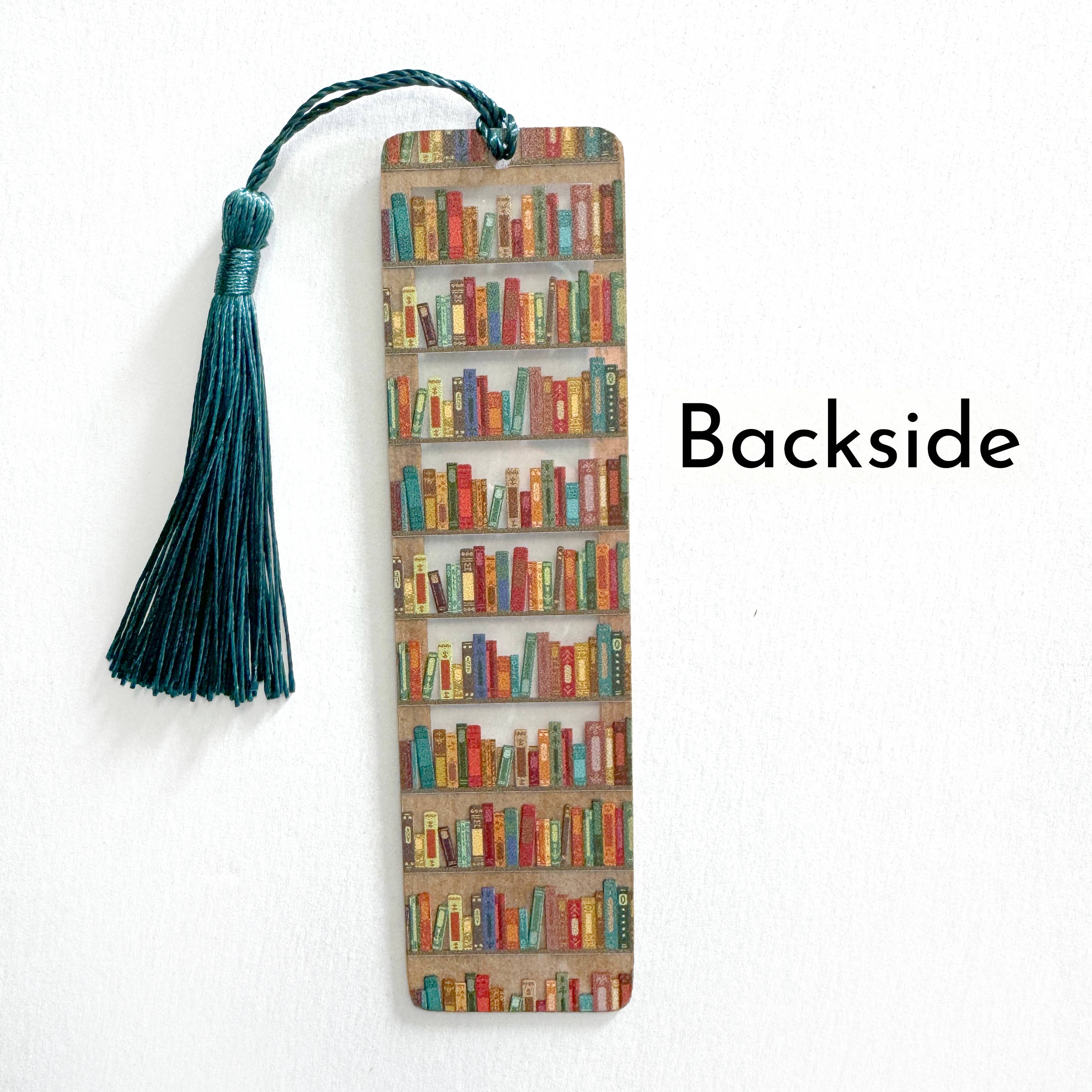 Art by Sharell - Wholesale Bookmark - One More Chapter Bookmark | Wood & Acrylic Tassel Bookmark3