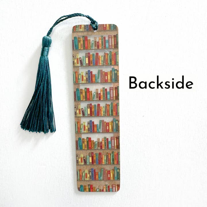 Art by Sharell - Wholesale Bookmark - One More Chapter Bookmark | Wood & Acrylic Tassel Bookmark3