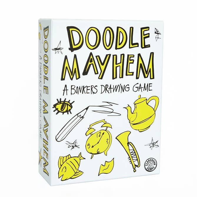 Doodle Mayhem Board Game for wholesale by Clarendon Games Ltd
