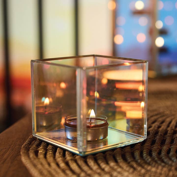 Glow Collection - Wholesale Candle holder - Infinite Reflections Square Tealight Holder3
