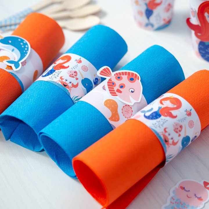 6 Korall sjöjungfru rundor för wholesale av Annikids