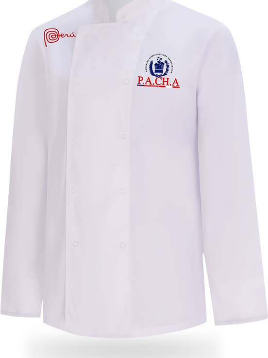 Evelyn Brooks - Wholesale Jacket – Unisex - P.A.CH.A Official Peruvian Chef Jacket – Unisex | Professional Culinary Apparel
