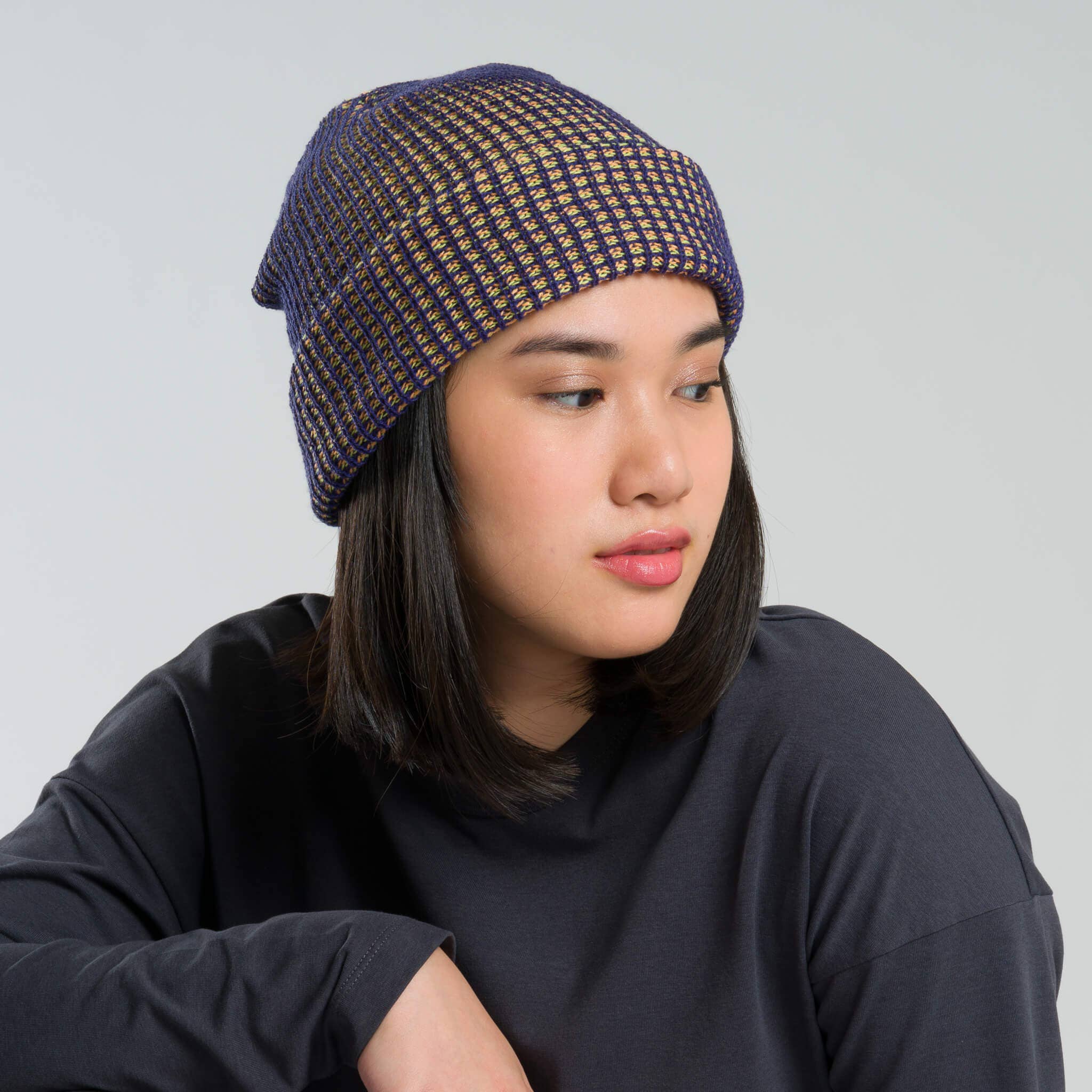 VERLOOP | knits - Wholesale Beanie - Unisex - Simple Grid Knit Beanie16
