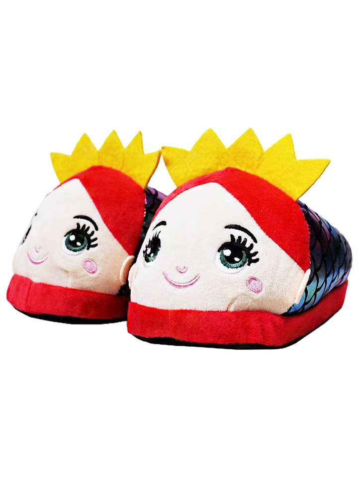 Cap Zone - Wholesale Slippers - Kids - Kids Mermaid Princess Plush Lounge Sock Slipper2