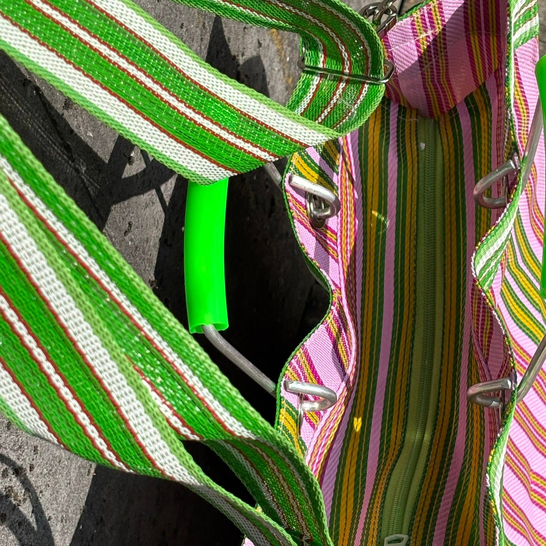 Muno - Vendita all'ingrosso Borsa tote - Donna - Borsa Tote in Nylon Riciclato Lime Zest2