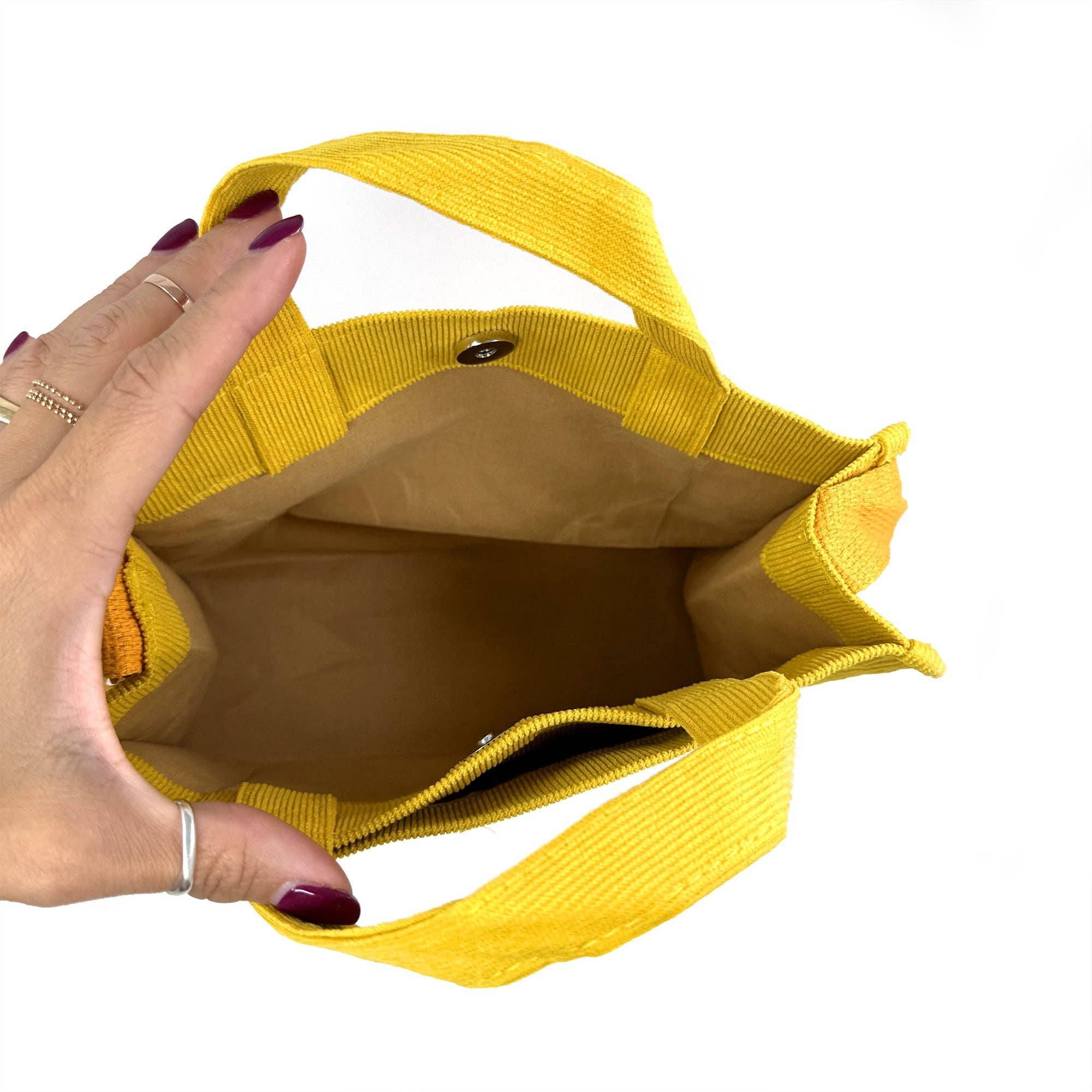 Rainbow Unicorn Birthday Surprise - Wholesale Tote Bag - Women's - Mini Corduroy Tote Crossbody Messenger Bag2