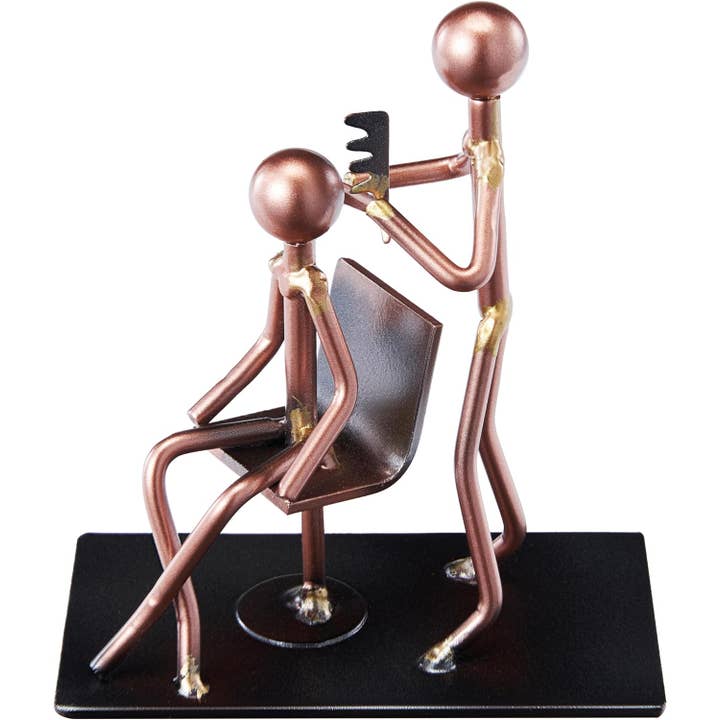 The Wine Savant / Khen Glassware - Venta al por mayor Figura decorativa - Figuras de Peluquería de Metal