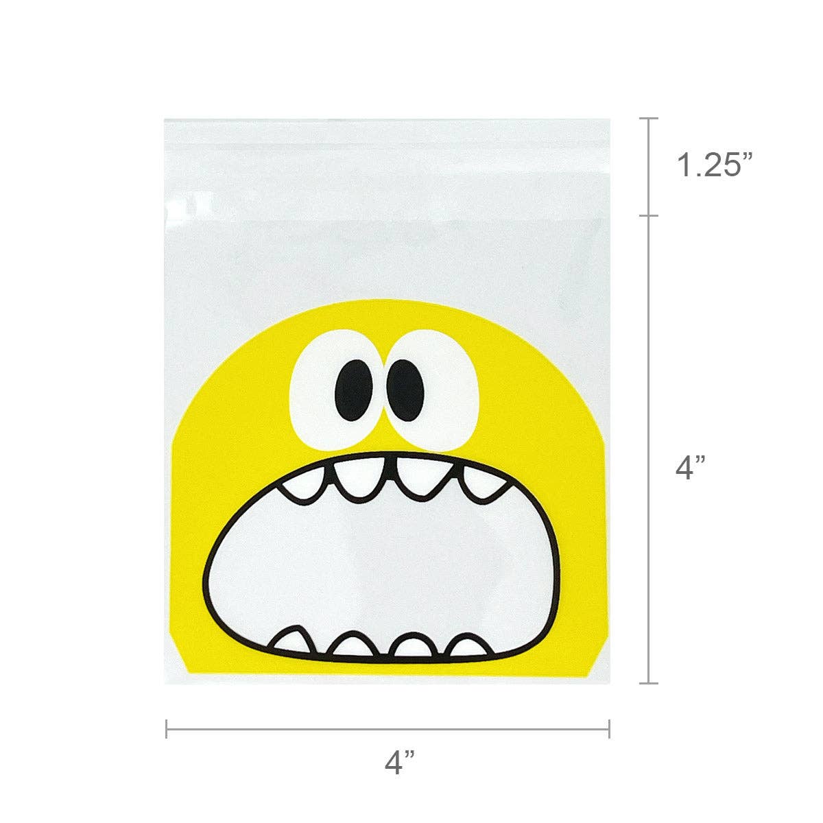 Wrapables.com - Wholesale Food Storage Wrap/Bag - Wrapables Transparent Self-Adhesive 4" x 4" Candy Cookie Bag40