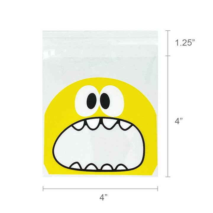 Wrapables.com - Wholesale Food Storage Wrap/Bag - Wrapables Transparent Self-Adhesive 4" x 4" Candy Cookie Bag40