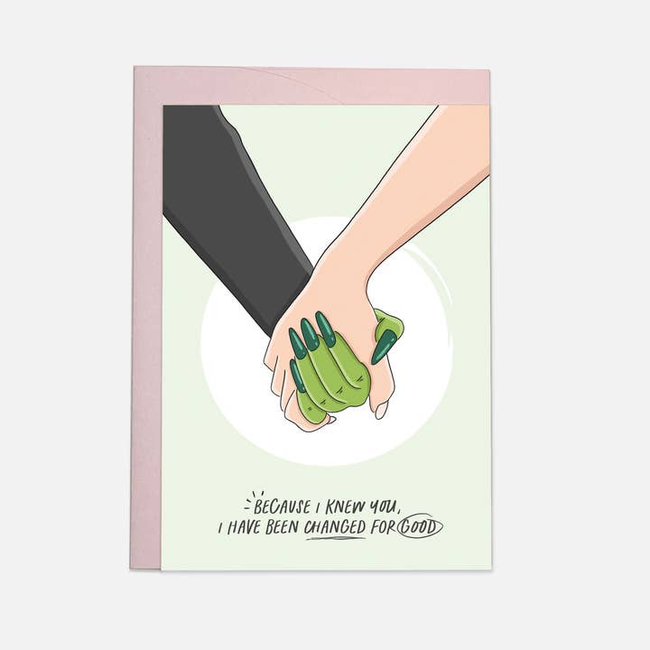 For good - greeting card for wholesale by Kaart Blanche