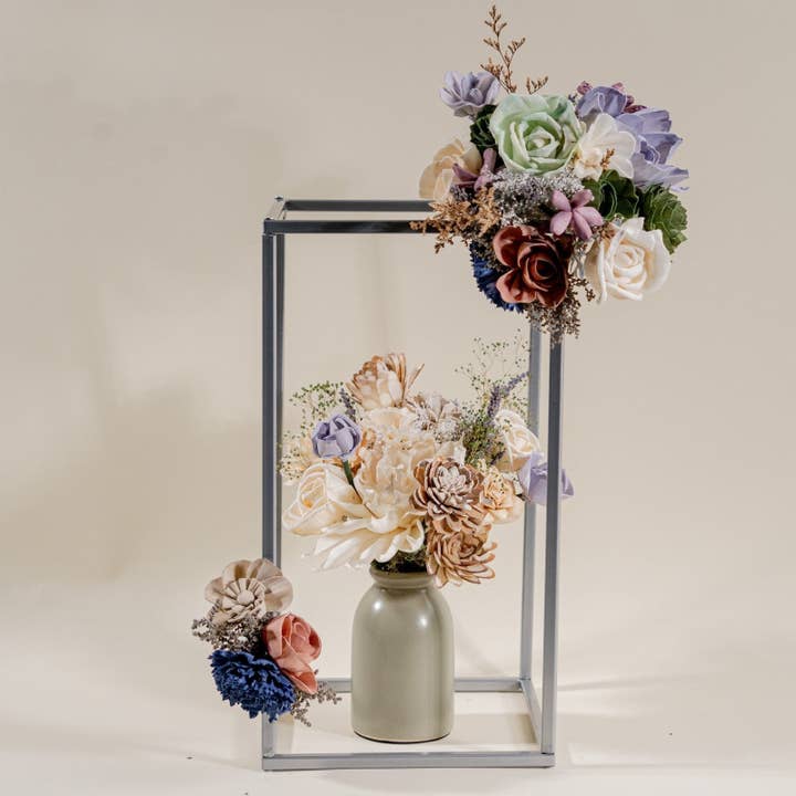 Sola Wood Flowers - Wholesale Decorative Tabletop Object - Floral Riser