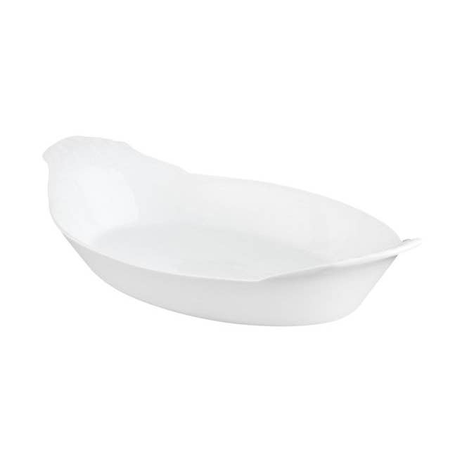 HIC Kitchen Au Gratin, Oval, 10in for wholesale by HIC - Harold Import Co.